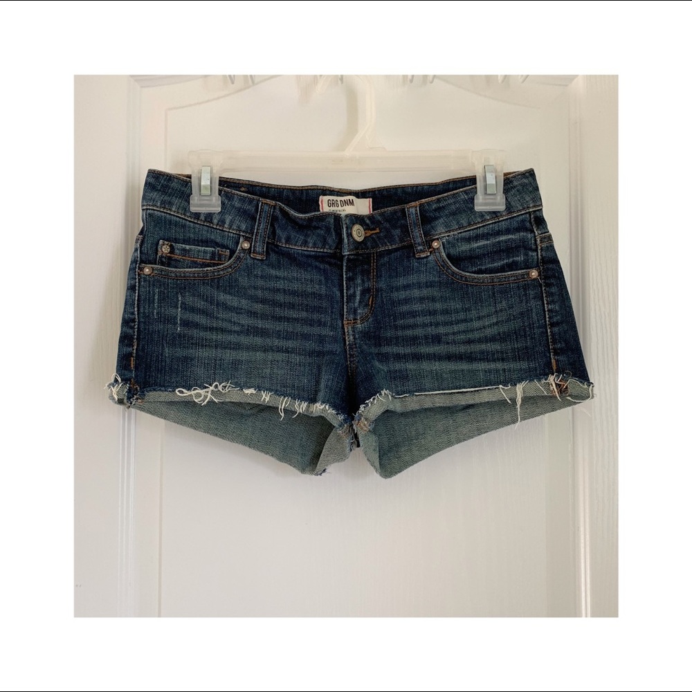 Garage jean shorts